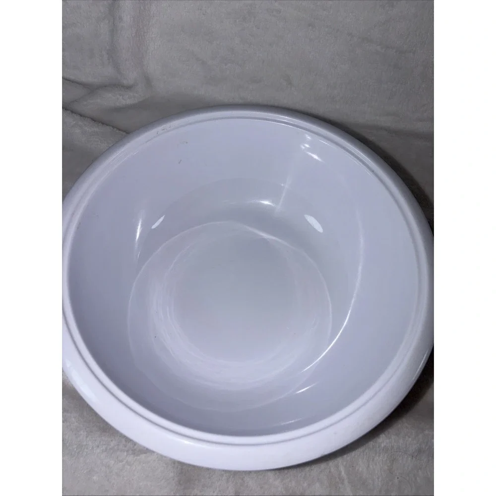 Thunder Group Tar Hong 8010 BL Melamine Serving Bowl Lid Blue White Floral EUC
